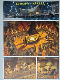 Olivier Milhiet - ANISS  couleur directe - Planche originale