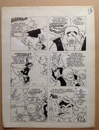 La planche originale 8 (23) du RANCHO 17 de Février 1956 au format entier de 25 X 32,5 Cm La planche originale 8 (23) du RANCHO 17 de Février 1956 au format entier de 25 X 32,5 Cm