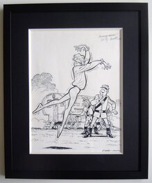 Œuvre encadrée pour illustration. Œuvre encadrée pour illustration.