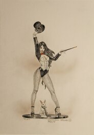 Luis Royo - Zatanna - Illustration originale