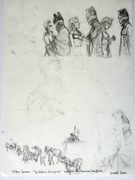 Crayonné au dos de la planche Crayonné au dos de la planche
