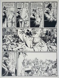 Martin Jamar - LES VOLEURS D'EMPIRE  T6 LA SEMAINE SANGLANTE - Planche originale