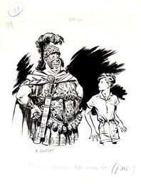 Pierre Joubert - Joubert : signe de piste- illustration de roman - Illustration originale