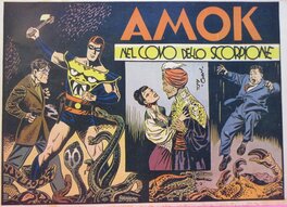 Couverture Amok publiée . 1946.