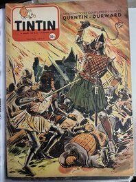 Couverture Tintin no 331 de 24-02-1955 Couverture Tintin no 331 de 24-02-1955