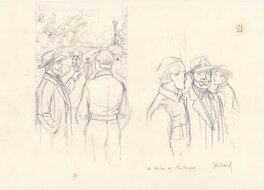 André Juillard - Blake et Mortimer : Le Bâton de Plutarque - Original art