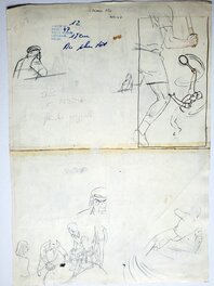 Études diverses au dos de la planche Études diverses au dos de la planche