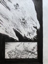 Liam Sharp - Jla #32 page 12 - Planche originale