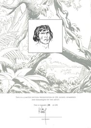 Page titre avec croquis de l'édition limitée à 250 exemplaires ( N° 28 sur 250 ) Page titre avec croquis de l'édition limitée à 250 exemplaires ( N° 28 sur 250 )