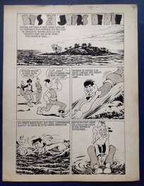 La planche originale 1 au format entier de 23.5 X 30.5 Cm La planche originale 1 au format entier de 23.5 X 30.5 Cm