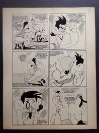 La planche originale 11 au format entier de 23.5 X 30.5 Cm La planche originale 11 au format entier de 23.5 X 30.5 Cm