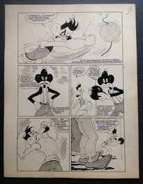 La planche originale 12 au format entier de 23.5 X 30.5 Cm