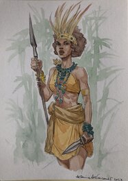 Original Illustration - Njinga