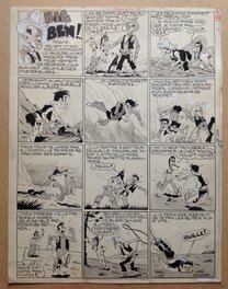 La planche originale 3 du Rancho 35 au format entier de 25 X 33 Cm La planche originale 3 du Rancho 35 au format entier de 25 X 33 Cm