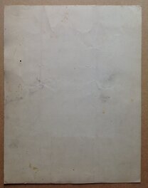 Le verso de la planche originale 3 du Rancho 35 au format entier de 25 X 33 Cm Le verso de la planche originale 3 du Rancho 35 au format entier de 25 X 33 Cm