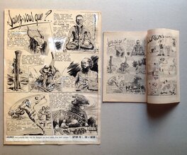 La planche entière et a coté sa publication page 30 du Mensuel P'tit-Gars N°2 de Novembre 1952 La planche entière et a coté sa publication page 30 du Mensuel P'tit-Gars N°2 de Novembre 1952