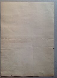 Le verso de la planche originale Saviez-vous Que ? .. au format entier de 32.5 X 45.5 ... ou on peut voir le collage original Cm et sa légère pliure au milieu ... Le verso de la planche originale Saviez-vous Que ? .. au format entier de 32.5 X 45.5 ... ou on peut voir le collage original Cm et sa légère pliure au milieu ...