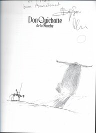 Dédicace sur l'album Don Quichotte