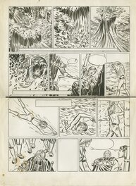 Paul Cuvelier - Le POIGNARD MAGIQUE - Planche originale