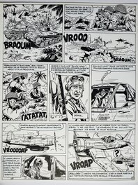 Planche originale - LES AVENTURES DE KEN MALLORY, MYSTERES EN BIRMANIE T2 LA VALLEE DES OMBRES