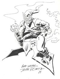 Green Goblin Convention Sketch Original Art 1989