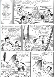 Mario Sbattella - Diavolo, La grande soif planche 4, parution dans Akim n° 570 - Comic Strip
