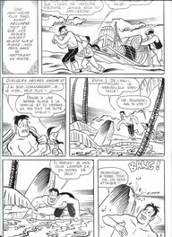 Mario Sbattella - Diavolo, La grande soif planche 4, parution dans Akim n° 570 - Planche originale