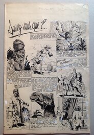 La planche originale du Saviez-vous Que ?... de Décembre 1952 du P'tit gars 3 au format entier de 32.5 x 49.5 Cm La planche originale du Saviez-vous Que ?... de Décembre 1952 du P'tit gars 3 au format entier de 32.5 x 49.5 Cm
