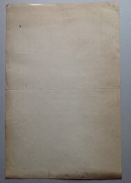 Le verso de la planche originale du BB 78 Le verso de la planche originale du BB 78