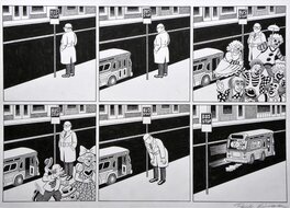 Paul Kirchner - How many clowns ... The Bus 2 - Planche originale