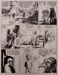 Rosinski - Thorgal magnifique planche Yeux de Tanatloc planche 15