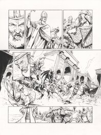 Planche originale - L’affrontement