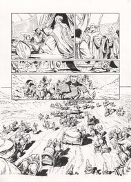 Planche originale - La Horde des Huns