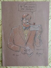 André Juillard - Mortimer - Illustration originale