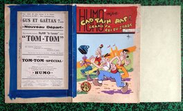 La Couverture originale du Cap'tain PAF 9 par le maître Chott .... et son 4eme de Couverture (imprimé et collé) qui est disponible a la vente ... , contactez moi via la messagerie de 2DG