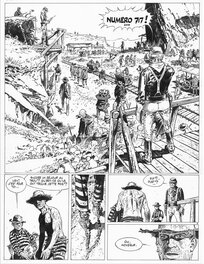 Planche originale - Hermann - Comanche - tome 5, planche 1