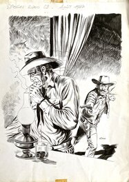 Mitton - Tex Willer - Spécial Rodeo 63 -couverture originale - comic art d Mitton - Tex Willer - Spécial Rodeo 63 -couverture originale - comic art d