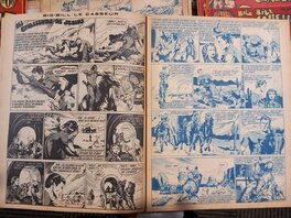 Pages 1 et 2 du Rc BD de Big Bill Le Casseur 59 " Chasseurs de Scalps " de 1951 , éo Pierre Mouchot / André Rey de L'Atelier Chott Pages 1 et 2 du Rc BD de Big Bill Le Casseur 59 " Chasseurs de Scalps " de 1951 , éo Pierre Mouchot / André Rey de L'Atelier Chott