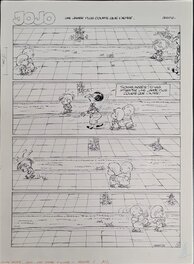 André Geerts - Une jambe plus courte que l'autre - Planche originale