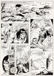 John Buscema - Marvel Super Special - Le temple de l'idole d'or - T9 p.16 - Planche originale