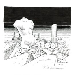 Paul Kirchner - History of Erotic Art #2 - Awaiting the Collapse - Original Illustration