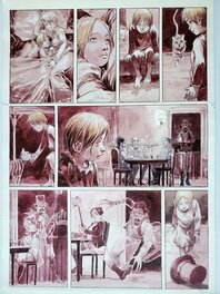 Planche originale - APRES L'ENFER  T1 LE JARDIN D'ALICE