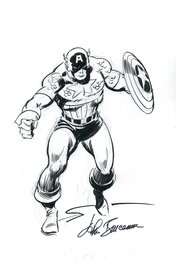 John Buscema - " Captain America "  / John Buscema - Original Illustration