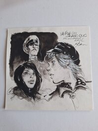 René Follet - Steve Severin -La Fille du Grand Duc - Original Illustration