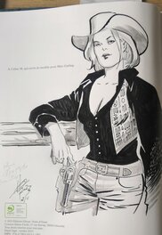 Eric Hérenguel - Miss Gatling - Original Illustration