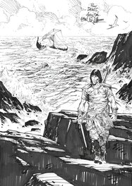 Christophe Bec - Bec, Thorgal, illustration de commande, 2023. - Illustration originale