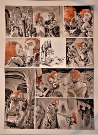 Tiburce Oger - Planche 18 l'enfer pour aube tome 2 - Planche originale