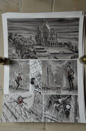 Tiburce Oger - Planche 49 tome 2 L'enfer pour aube - Planche originale