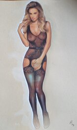 Fabrice Le Hénanff - Pin up - Original Illustration