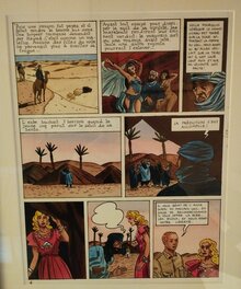 Planche originale - Mémoires avec dames par Morel Cox